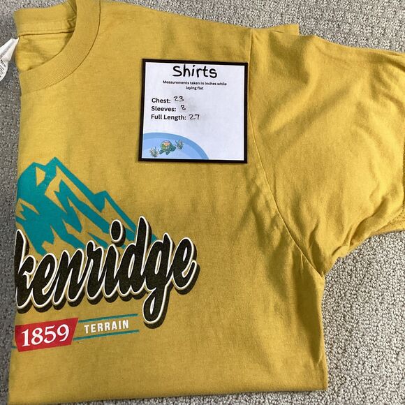 Breckenridge Colorado‎ Graphic T Shirt Extreme Terrain 1859 Gildan L - Picture 4 of 4